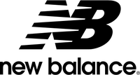 Logo noir de la marques de chaussure new balance 