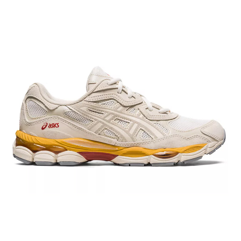 ASICS - Baskets Gel NYC couleur cream / oat meal vue de profil - L'Adress Concept Store Toulon