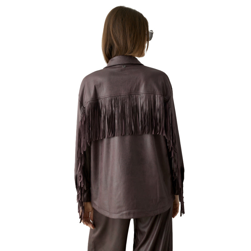 BSB Chemise en Sky Frangée