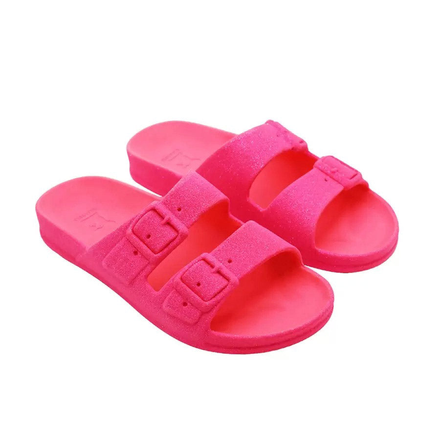 CACATOES Sandales Plates Neon - Femmes