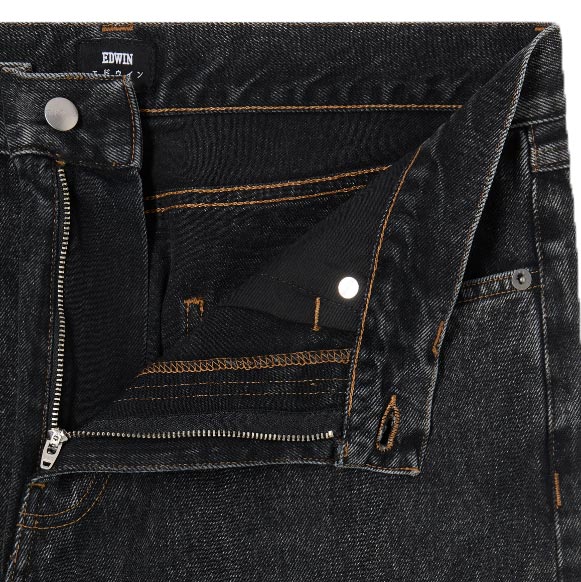 EDWIN Cosmo Pant Pembroke Black Denim