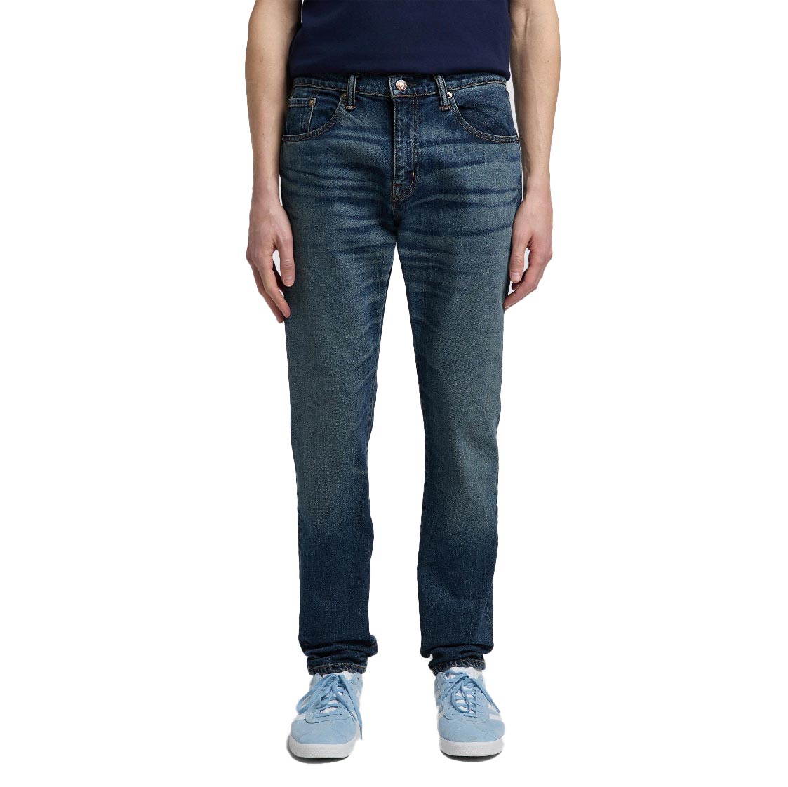 EDWIN Jean Slim Tapered Kaihara Pure Indigo Blue dark use