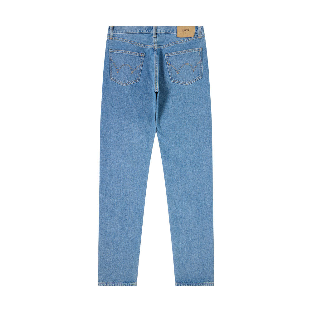 EDWIN Jean Slim Tapered Kaihara Blue Light Used