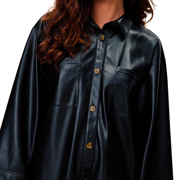 FRNCH Robe Simili Cuir Ernaux