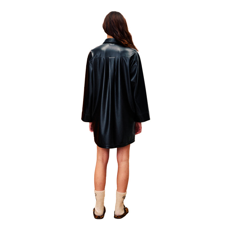 FRNCH Robe Simili Cuir Ernaux