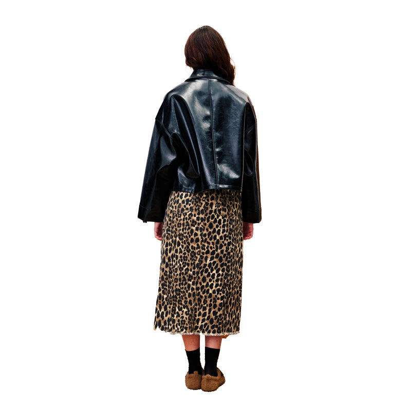FRNCH Veste Simili Cuir Prevert