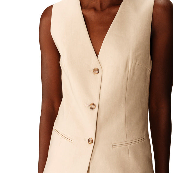 GRACE & MILA Gilet en Lin Paz
