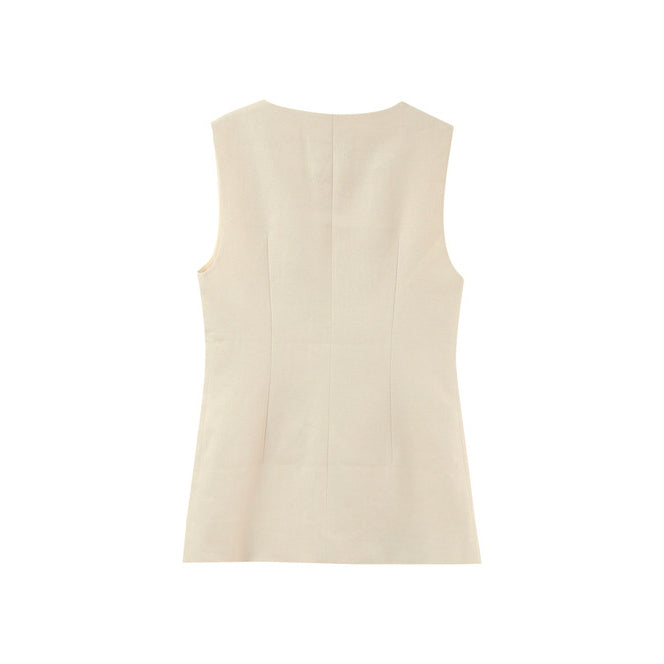 GRACE & MILA Gilet en Lin Paz