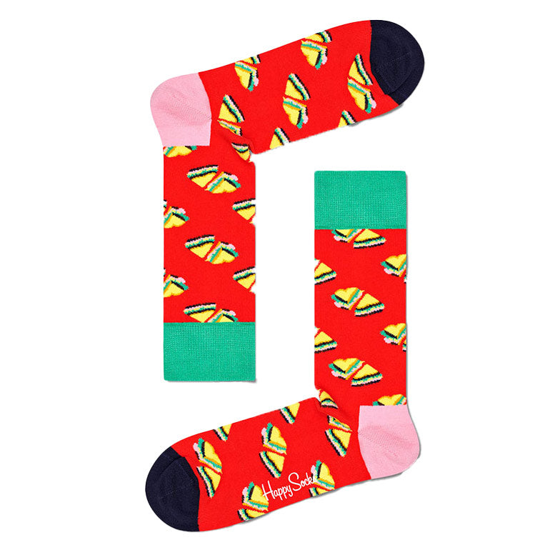 HAPPY SOCKS Crew "Love Sandwich" Mixtes