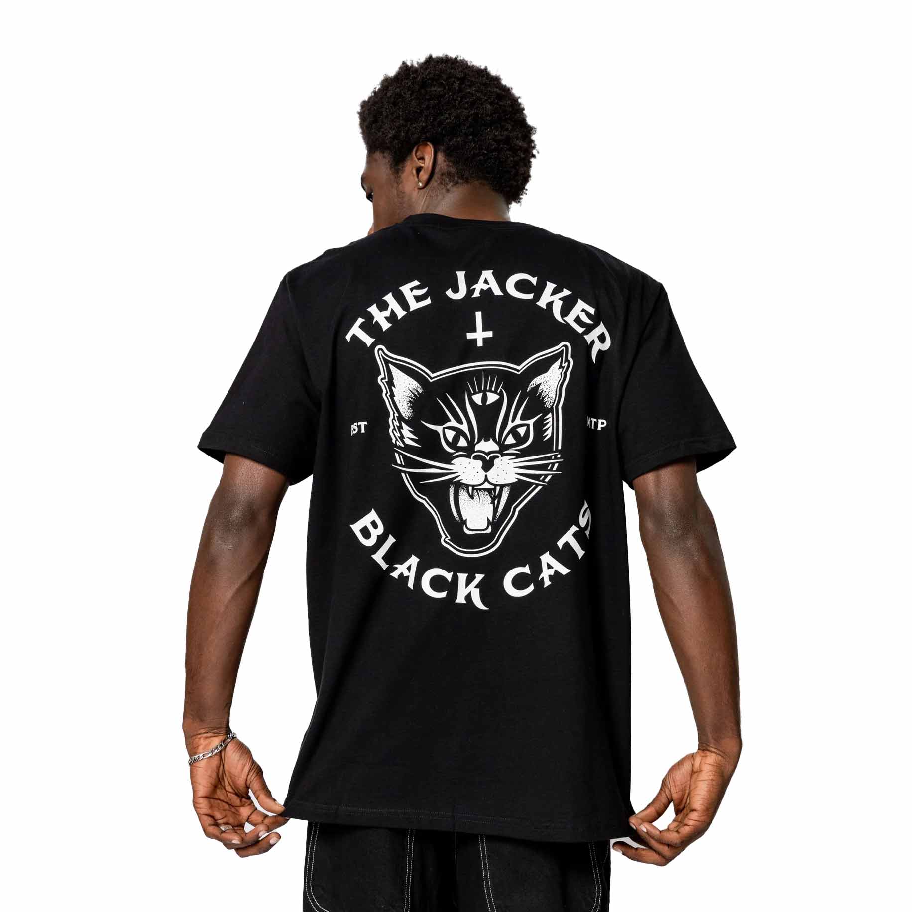 JACKER T-Shirt Black Cats