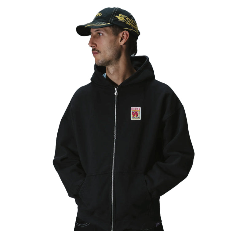 JACKER Hoodies Zip Fearless Washed