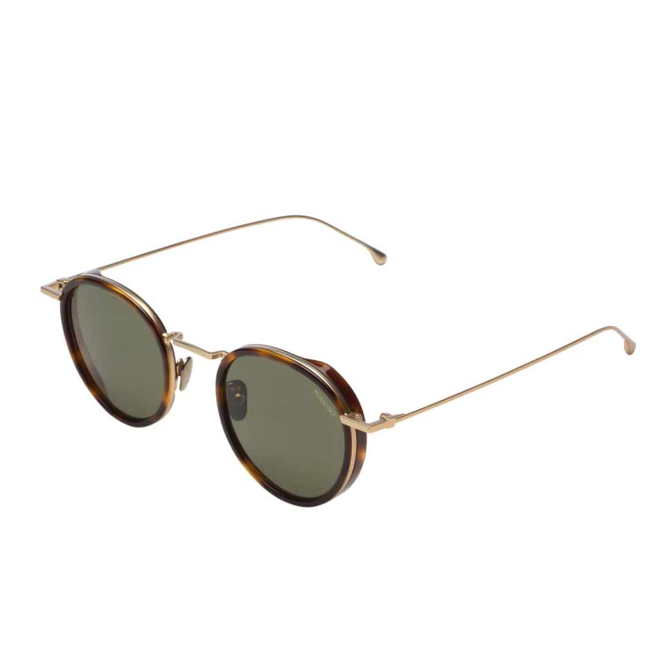 KOMONO Lunettes de soleil Dean White Gold Havana