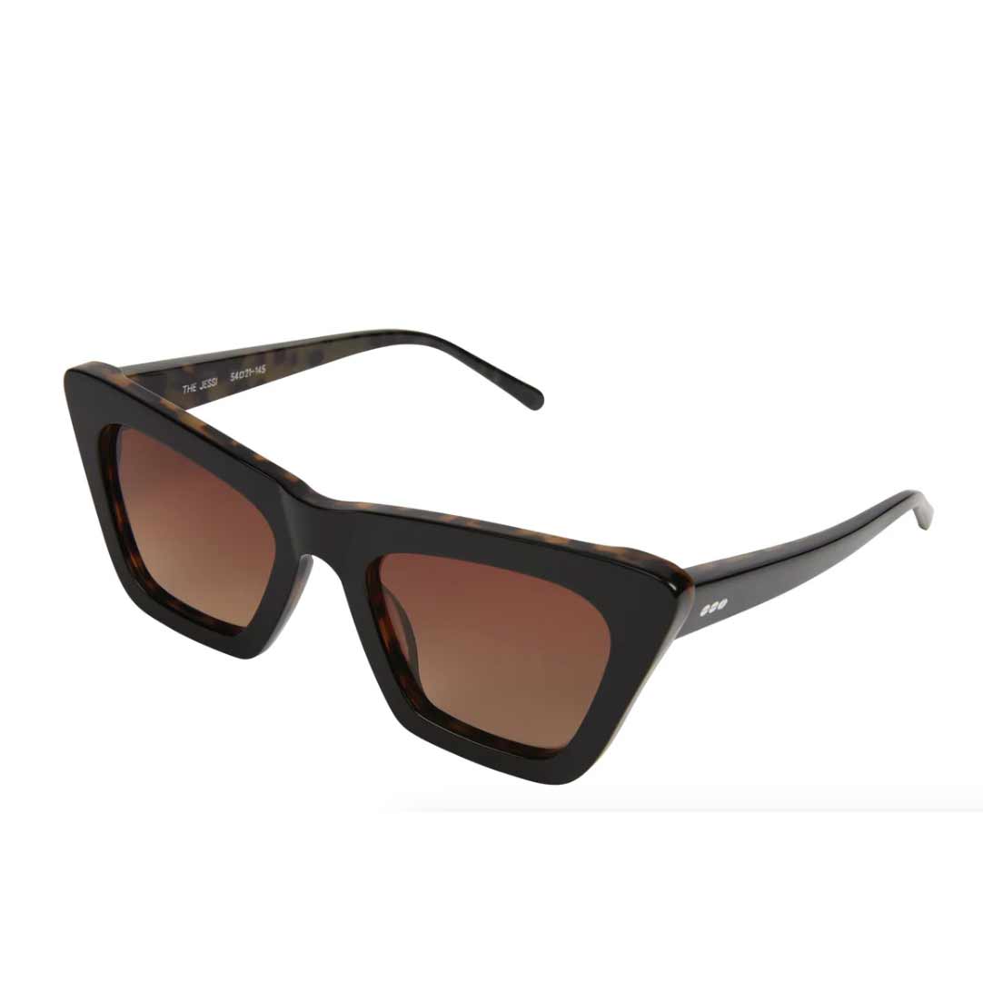 KOMONO Lunettes de soleil Jessie Black Tortoise