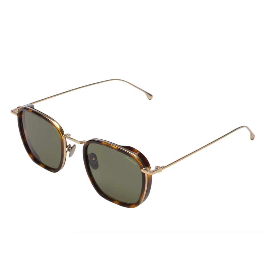 KOMONO Lunettes de soleil Oscar White Gold Havana