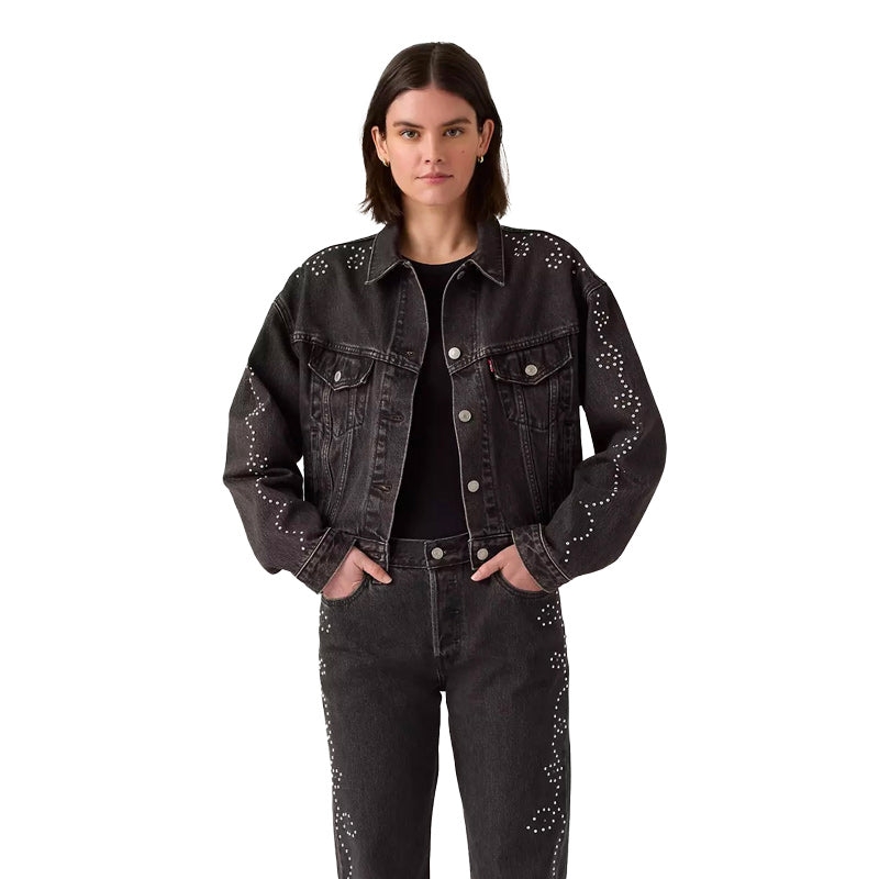 LEVI'S Veste Shrunken 90s No Pleat Bejeweled - Femme