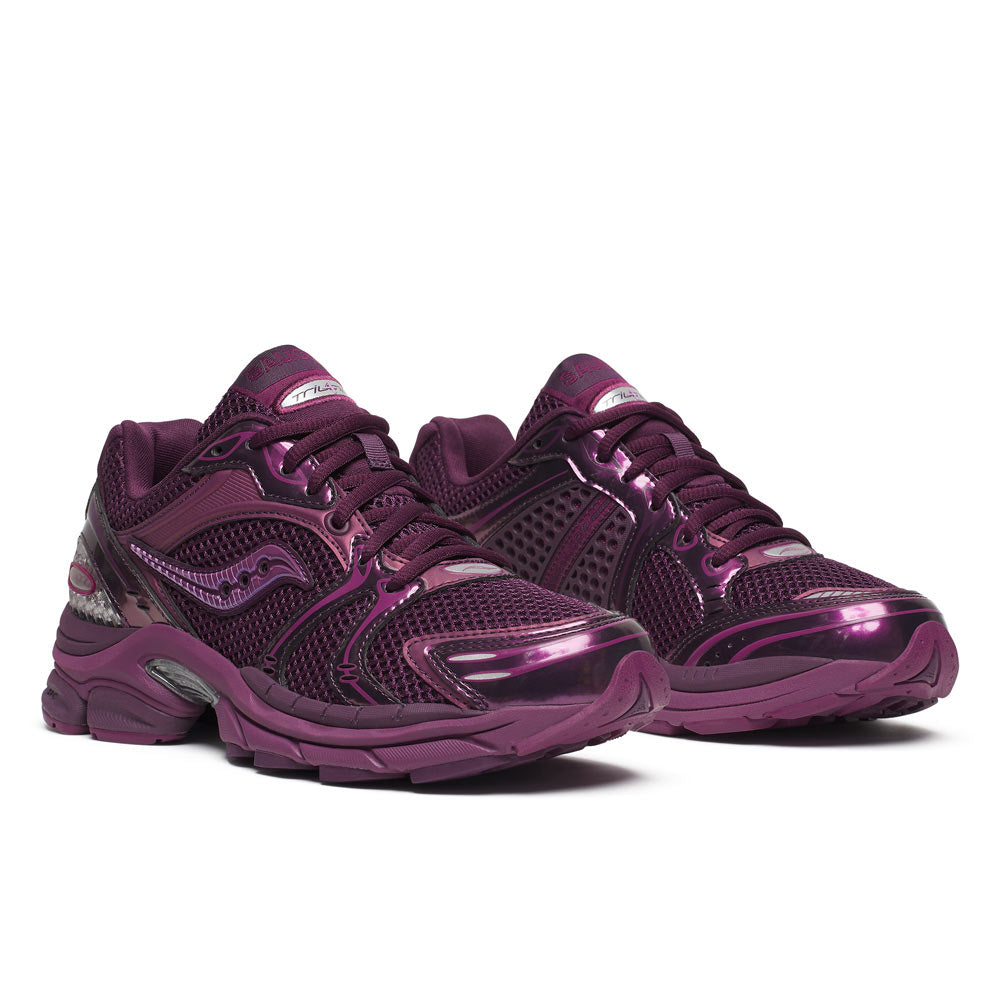 SAUCONY Baskets Progrid Triumph 4 Plum - Femme