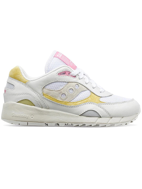 SAUCONY Baskets Shadow 6000 femme white / yellow