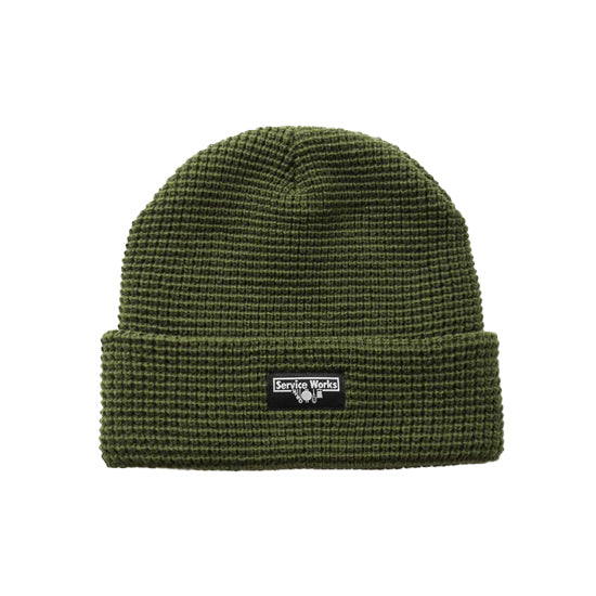 SERVICES WORKS Waffle Logo Beanie