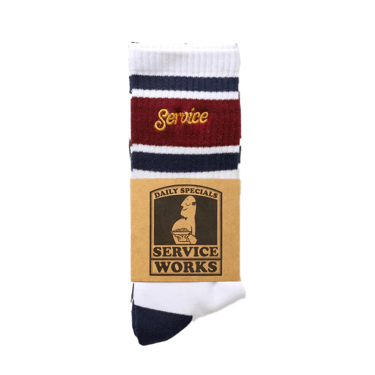 SERVICES WORKS Logo Rinner Socks