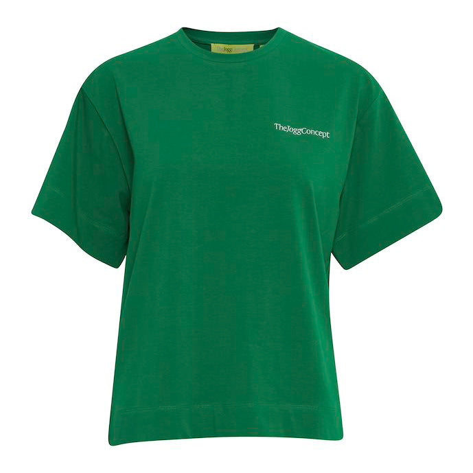 THEJOGGCONCEPT T-Shirt Manica Lunga Donna – Maglia In Cotone Morbido Con Logo, Girocollo Basic - 2