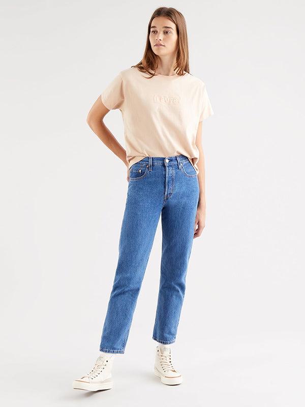 LEVIS 501 Cropped (Mid Stone)