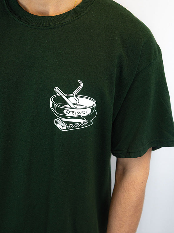 CGRTTS T-Shirt Ashtray couleur vert - L'A-Dress Concept Store