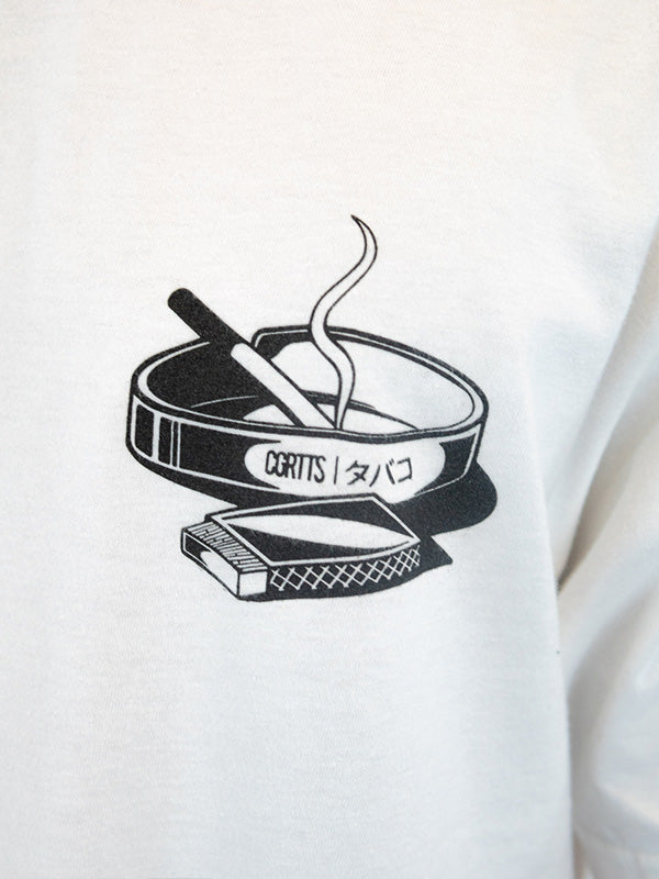 CGRTTS T-Shirt Ashtray couleur blanc - L'A-Dress Concept Store