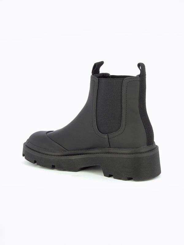 VANESSA Botte de pluie noires à bout renforcé - L'A-Dress Concept Store