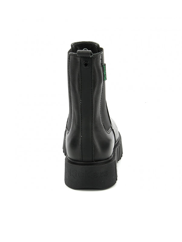 Bottes Kickers En Cuir Noir - Taille 36 - Neuv Avec Emballage D'origine - Soldes 2024 - Femme