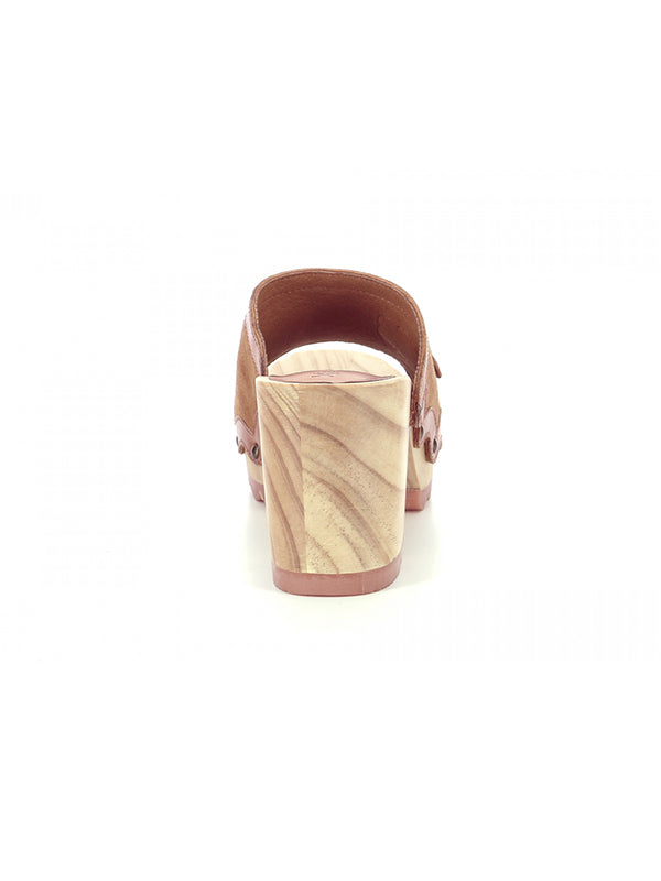 KICKERS Woodstok Mules en cuir végétal