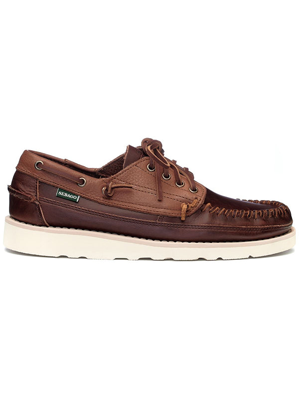 Mocassin Sebago marron vue de profil - L'A-Dress Concept Store